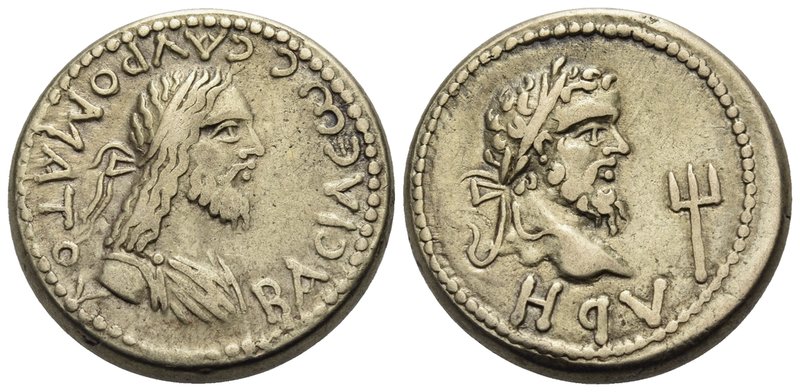 KINGS OF BOSPOROS. Sauromates II, with Septimius Severus, 174/5-210/1. Stater (E...