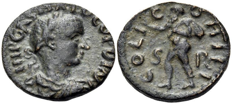 LYCAONIA. Iconium. Gordian III, 238-244. (Bronze, 16 mm, 2.17 g, 7 h). IMP CAS M...