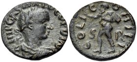 LYCAONIA. Iconium. Gordian III, 238-244. (Bronze, 16 mm, 2.17 g, 7 h). IMP CAS M ANTO GORDIAN Laureate, draped and cuirassed bust of Gordian to right....