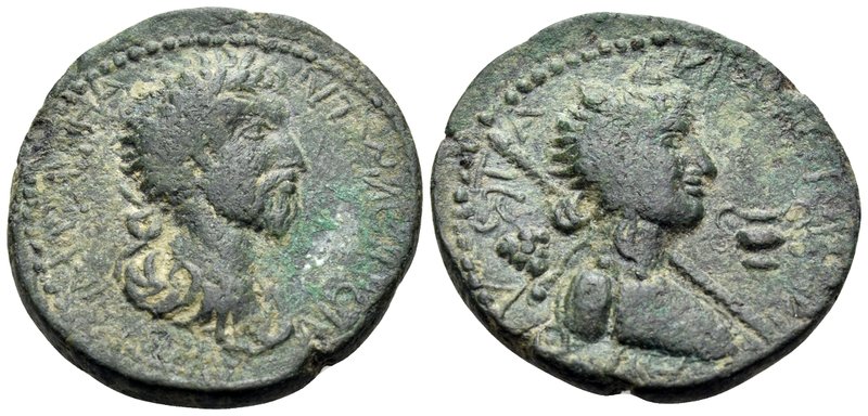 CILICIA. Augusta. Marcus Aurelius, 161-180. (Bronze, 25 mm, 8.58 g, 1 h), year B...