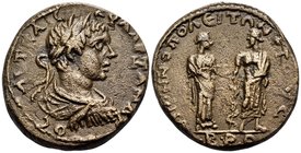 CILICIA. Irenopolis-Neronias. Severus Alexander, 222-235. Tetrassarion (Bronze, 26 mm, 14.74 g, 12 h), year BΟΡ (172) = 222-223. AYT KAI CEY AΛEΞANΔP-...