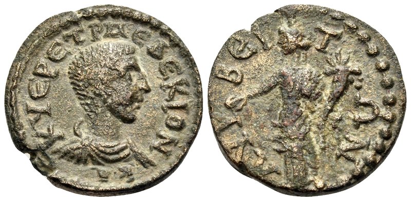 CILICIA. Lyrbe. Herennius Etruscus, as Caesar, 250-251. (Bronze, 16.5 mm, 3.31 g...