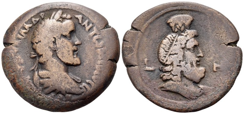 EGYPT. Alexandria. Antoninus Pius, 138-161. Drachm (Bronze, 34 mm, 19.99 g, 12 h...