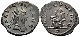 Gallienus, 253-268. Antoninianus (Billon, 23 mm, 3.50 g, 12 h), Rome, 263-264/5. GALLIENVS AVG Radiate head of Gallienus to right. Rev. INDVLGENT AVG ...
