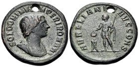 Aurelian, 270-275. As (Bronze, 23.5 mm, 7.50 g, 12 h), Serdica, 7th emission, April-November 274. SOL DOMINVS IMPERI ROMANI Draped bust of Sol to righ...