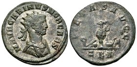 Carinus, as Caesar, 282-283. Antoninianus (Billon, 21 mm, 3.22 g, 6 h), Rome, 7th officina, late January - early March 283. M AVR CARINVS NOB CAES Rad...