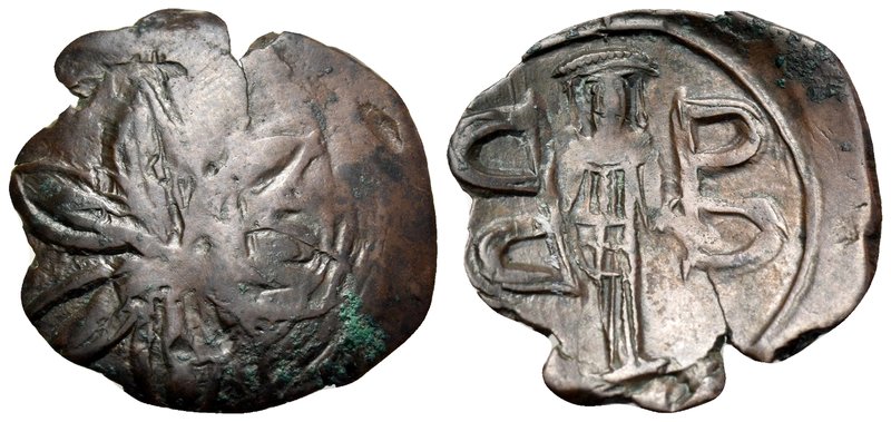 Andronicus II Palaeologus, 1282-1328. Trachy (Bronze, 19 mm, 1.44 g), Thessaloni...