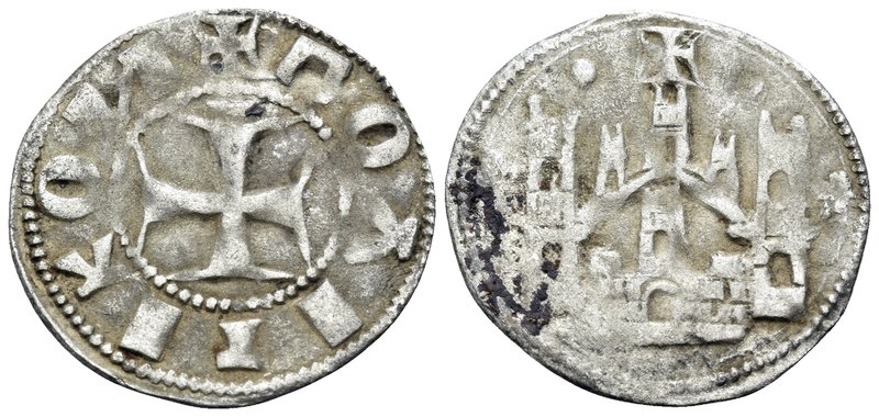 John V Palaeologus, 1341-1391. Tornese (Billon, 17.5 mm, 0.84 g, 6 h), an exampl...