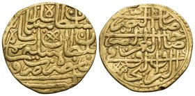 ISLAMIC, Ottoman Empire. Sulayman II Qanuni ('the Lawgiver'), AH 926-974 / AD 1520-1566. Sultani (Gold, 19 mm, 3.40 g, 9 h), Misr (Cairo) mint, date n...