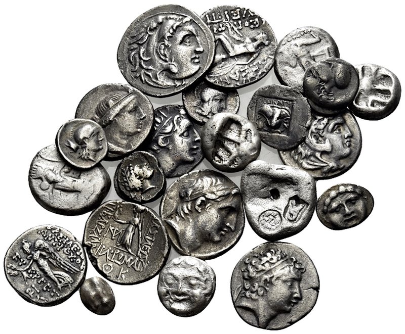 GREEK. Circa 5th -1st century BC. (Silver, 66.00 g). Lot of twenty-three Greek s...