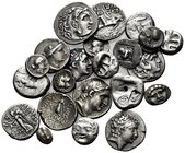 GREEK. Circa 5th -1st century BC. (Silver, 66.00 g). Lot of twenty-three Greek silver coins. Including some interesting and intriguing pieces. Average...