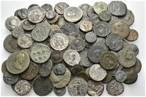 GREEK, ROMAN IMPERIAL AND PROVINCIAL. Circa 3rd century BC - 3rd century AD. (900.00 g). A collection of 115 Silver, Bronze and Billon coins. About ve...