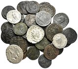 ROMAN IMPERIAL. Circa 3rd-4th century. (97.00 g). A lot of forty (40) Silver and Bronze coins. Sold as is, no returns (40).