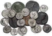 ROMAN IMPERIAL. Circa 2nd to 3rd Century AD. (159.00 g). Lot of twenty (20) mostly silver Roman coins. An interesting lot with some variety. Sold as i...