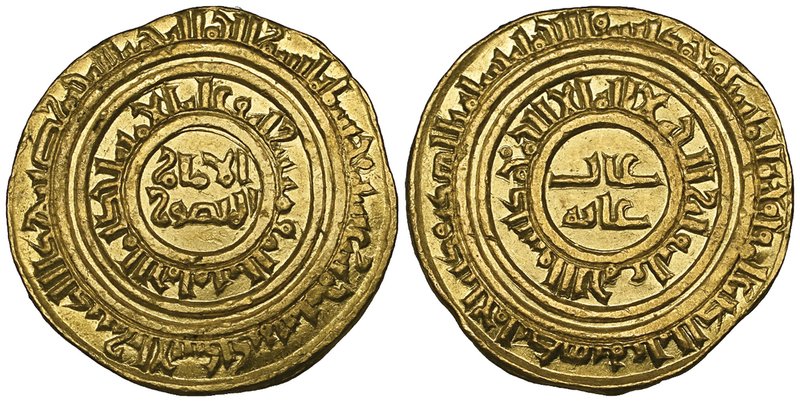 Fatimid, al-Amir (495-524h), dinar, al-Iskandariya 515h, 4.31g (Nicol 2460), abo...