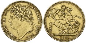 George IV, sovereign, 1822 (Marsh 6), good fine

Estimate: GBP 350 - 400