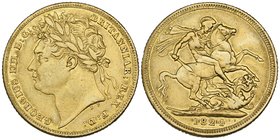 George IV, sovereign, 1824, fine

Estimate: GBP 350 - 400