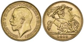 George V, half-sovereign, 1918 p, light scuffs and marks, generally extremely fine, rare

Estimate: GBP 1500 - 2000