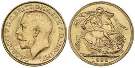 George V, sovereigns (2), 1916 m, extremely fine, 1923 m, mint state (2)

Estimate: GBP 420 - 450