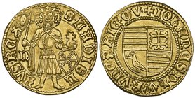 Hungary, Johann Hunyadi (1446-52), goldgulden, Nagybánya, 3.57g (Lengyel 23/1), extremely fine and rare

Estimate: GBP 4000 - 6000