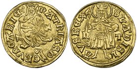 Hungary, Matthias Corvinus (1458-90), goldgulden, Nagyszeben, 3.53g (Lengyel 39/4), very fine 

Estimate: GBP 400 - 500