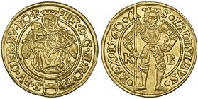 Hungary, Ferdinand I (1556-64), ducat, Kremnitz, 1560, 3.55g (F. 48), extremely fine

Estimate: GBP 900 - 1100