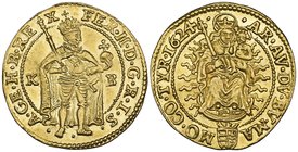 Hungary, Ferdinand II (1619-37), ducat, Kremnitz, 1624, 3.41g (F. 98), virtually as struck. Purchased from Siggi Werkner, 1975.

Estimate: GBP 1000 ...