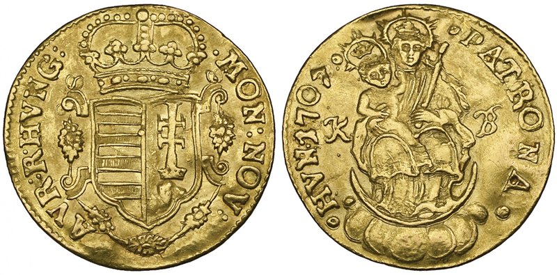 Hungary, Rebellion of the Malcontents (time of Franz II Rakoczi, 1703-11), ducat...