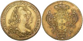 Brazil, Maria and Pedro III (1777-86), peça, 1779 r, Rio de Janeiro mint (Gomes 25.03), good very fine to extremely fine, well toned

Estimate: GBP ...