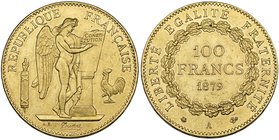 France, Third Republic (1870-1940), 100francs, 1879-A, 32.24g (Gad. 1137; KM 832), extremely fine

Estimate: GBP 800 - 1000