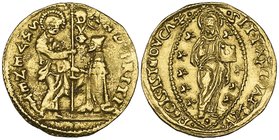 Italy, Venice, Antonio Venier (1382-1400), ducat, 3.53g (F. 1229), edge nick, about extremely fine; Andrea Gritti (1523-39), ducat, 3.50g (F. 1246), v...