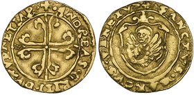 Italy, Venice, Andrea Gritti (1523-39), half scudo d’oro, 1.56g (Paolucci 59, 4; F. 1449), very fine

Estimate: GBP 200 - 250