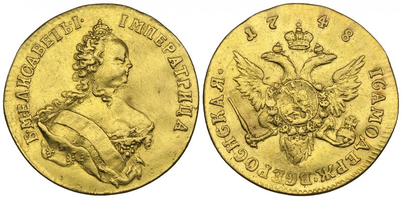 Russia, Elizabeth (1741-1762), ducat, 1741, Red mint, 3.39g (Bitkin 6; Diakov 18...