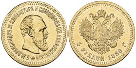 Russia, Alexander III, 5 roubles, 1888, large beard (Bitkin 27; F. 168), very fine

Estimate: GBP 350 - 450