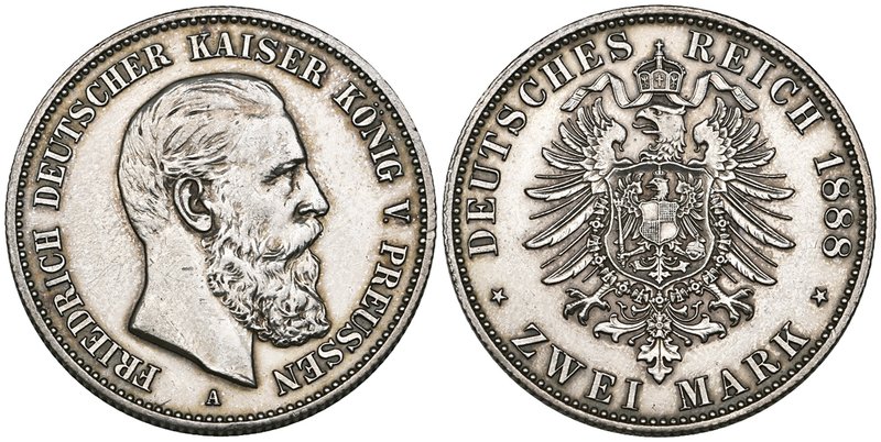 Prussia, Wilhelm II, commemorative silver coins (5), comprising 5 mark and 2 mar...