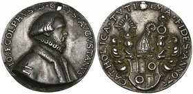 Germany, Johann Egolf von Knöringen, on his election as prince-bishop of Augsburg (1573-1575), silver medal, (15)73, unsigned, IO EGOLPHVS D G EPS AVG...