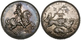 Germany, Baden, Ludwig Wilhelm, Markgraf of Baden (1677-1707), Victory over the Turks, silver medal, undated (1691/92), attributed to P.H. Müller, the...