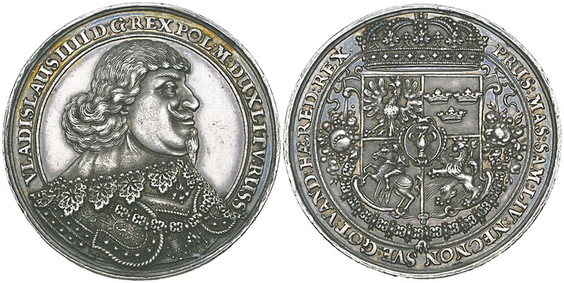 Poland, Vladislaus IV, silver medal, undated (c. 1636), Bromberg mint, bust righ...