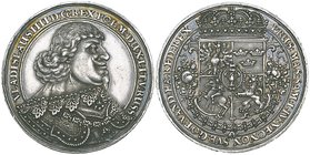 Poland, Vladislaus IV, silver medal, undated (c. 1636), Bromberg mint, bust right in lace collar, armour and wearing the order of the Golden Fleece, r...