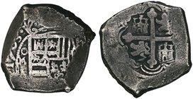 Mexico, Felipe V, Mexico City, cob 8-reales, 1703 L, 27.41g (Cal. 733), good fine and rare. Ex HMS Association, Sotheby’s, 28 January 1970, lot 168.
...