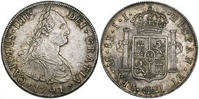 Peru, Carlos IV, Lima, portrait 8-reales, 1791, ij, 27.21g (Cal. 644), attractively toned, good very fine or better. Ex Seaby, 1961

Estimate: GBP 1...