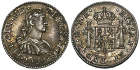 Mexico, Fernando VII, Mexico City, 8-reales (3), 1818, 1820, 1821, all JJ, 1820 8-reales with edge nicks, otherwise generally very fine to good very f...
