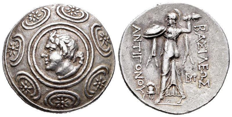 Macedonia. Antígono II Gónatas. Tetradracma. 277-239 a.C. Amphipolis. (Sng Cop-1...