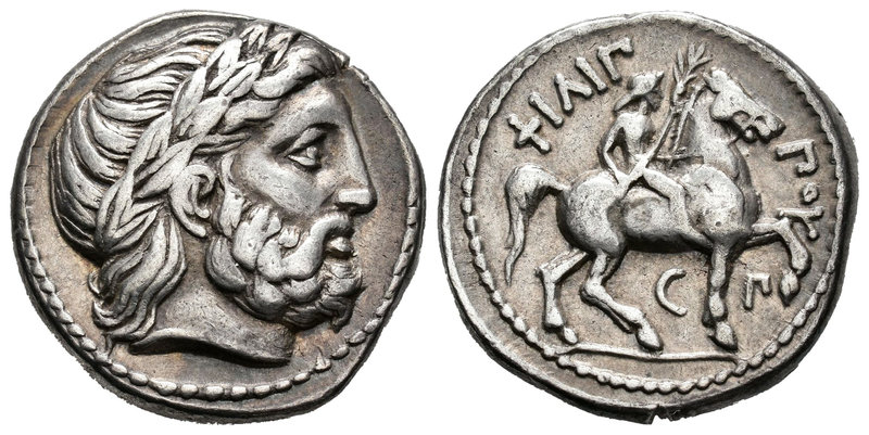 Imperio Macedonio. Filipo II. Tetradracma. 315-294 a.C. (Gc-6684 variante). Anv....
