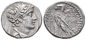 Imperio Seleucida. Demetrio II. Tetradracma. 146-138 a.C. Siria. (Pozzi-3003 similar). (Sng Cop-287). (Gc-7055 variante). Anv.: Busto diademado a dere...