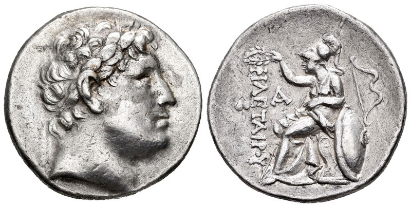 Reino de Pérgamo. Atalo I Soter. Tetradracma. 282-263 a.C. (Gc-7220). Rev.: Aten...