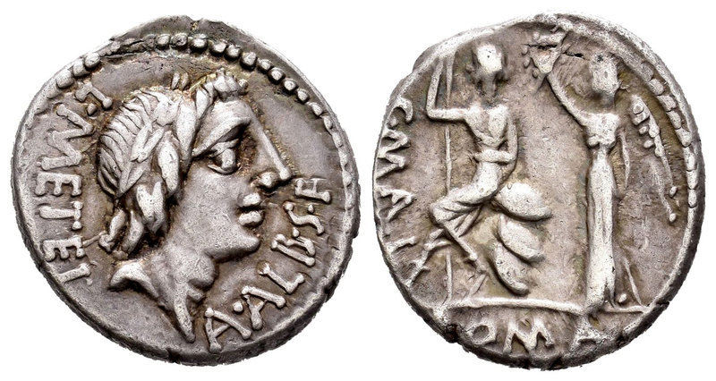 Caecilia. Denario. 96 a.C. Taller Auxiliar de Roma. (Ffc-212). (Craw-335-1a). (C...