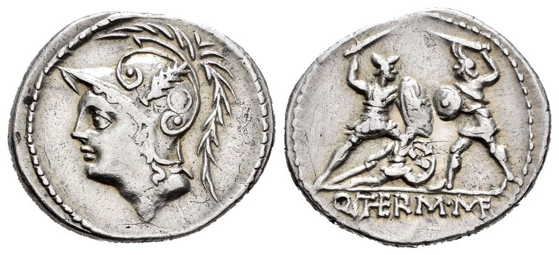 Minucia. Denario. 103 a.C. Roma. (Ffc-928). (Craw-319/1). (Cal-1028). Anv.: Cabe...