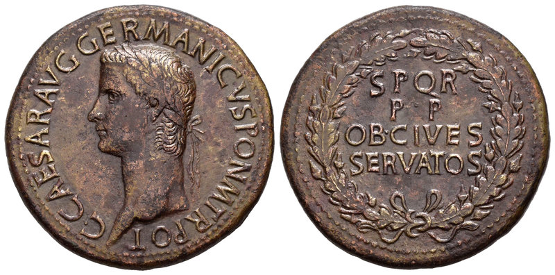 Calígula. Sestercio. 39-40 d.C. Roma. (Spink-1801). (Ric-37). (Ch-24). Anv.:  C ...