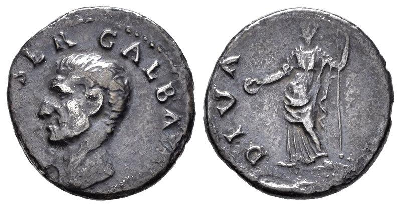 Galba. Denario. 68-69 d.C. Roma. (Spink-2102 variante). (Ric-151 variante). Anv....